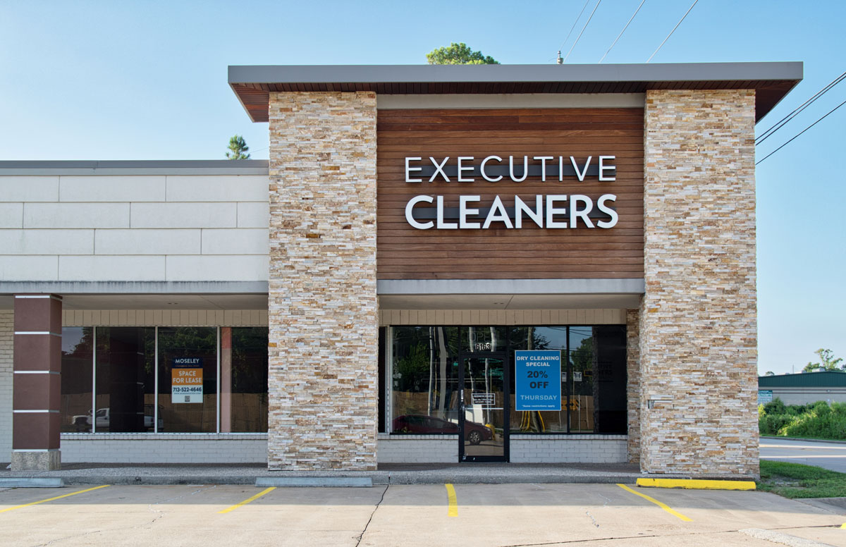 Dry cleaner storefront